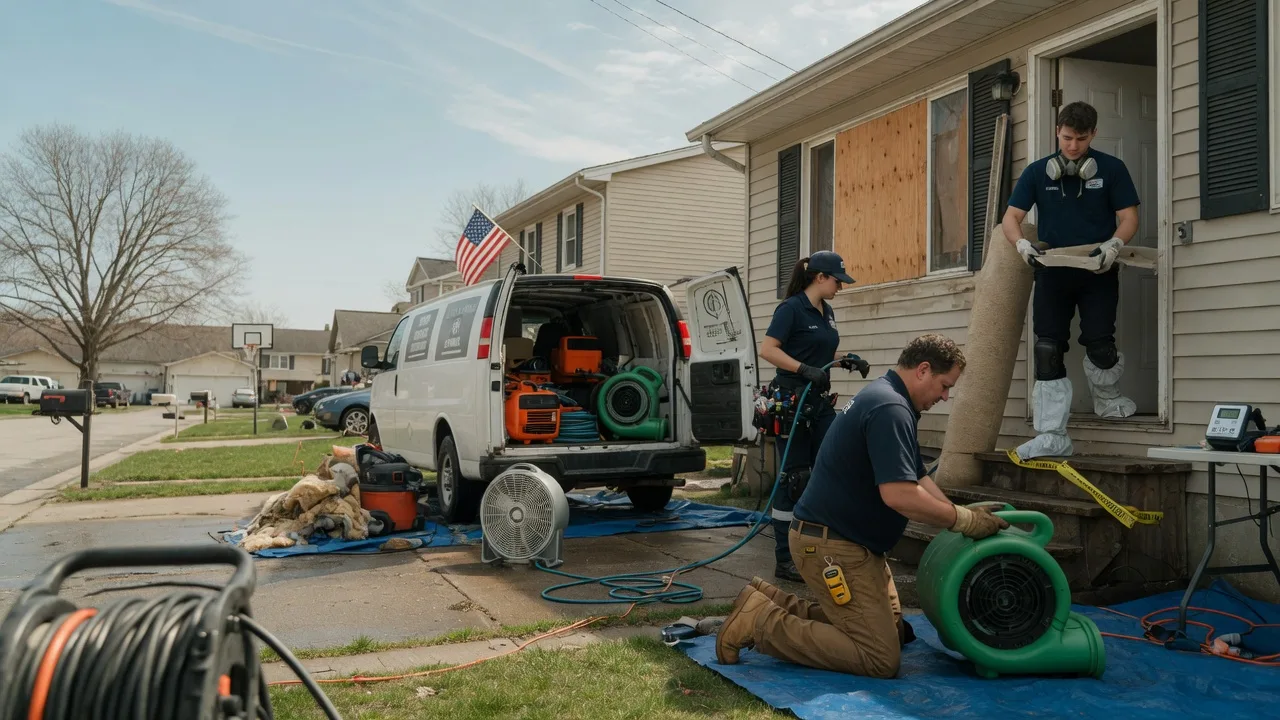 Water Damage Restoration in Monroeville, IN near me